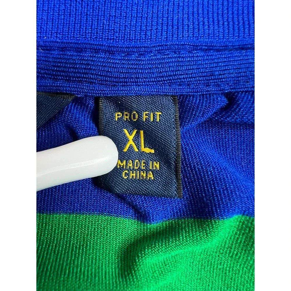 US Open Chambers Bay 1/4 Zip Pullover Mens XL Blue Green Golf Polo Ralph Lauren